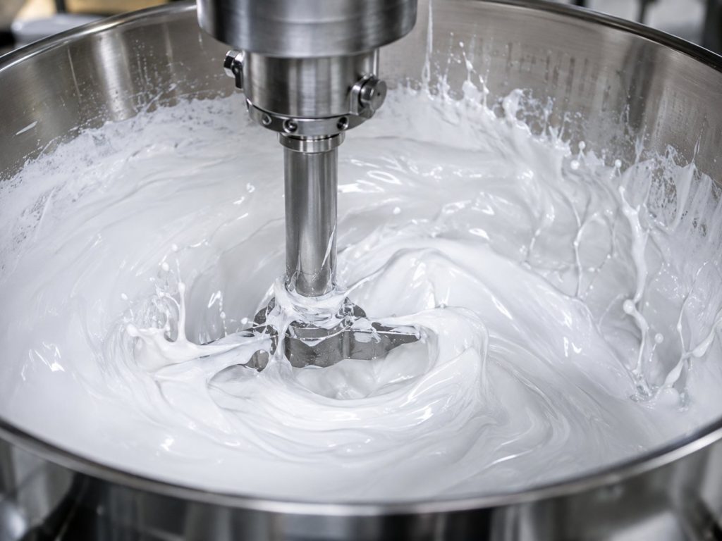 TiO2 dispersion in water-based coatings